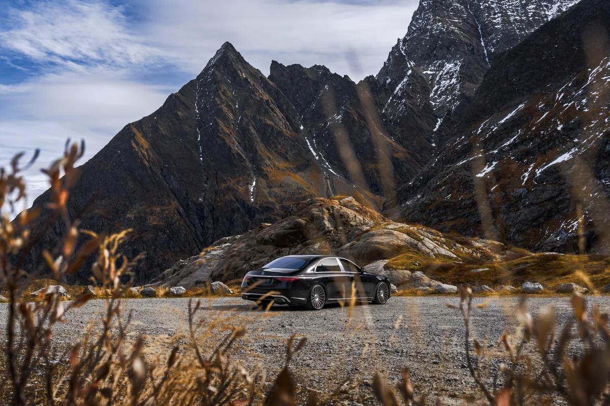 Mercedes S-Klasse in den Alpen, fotografiert von Nikografie, Bild 2 von 11