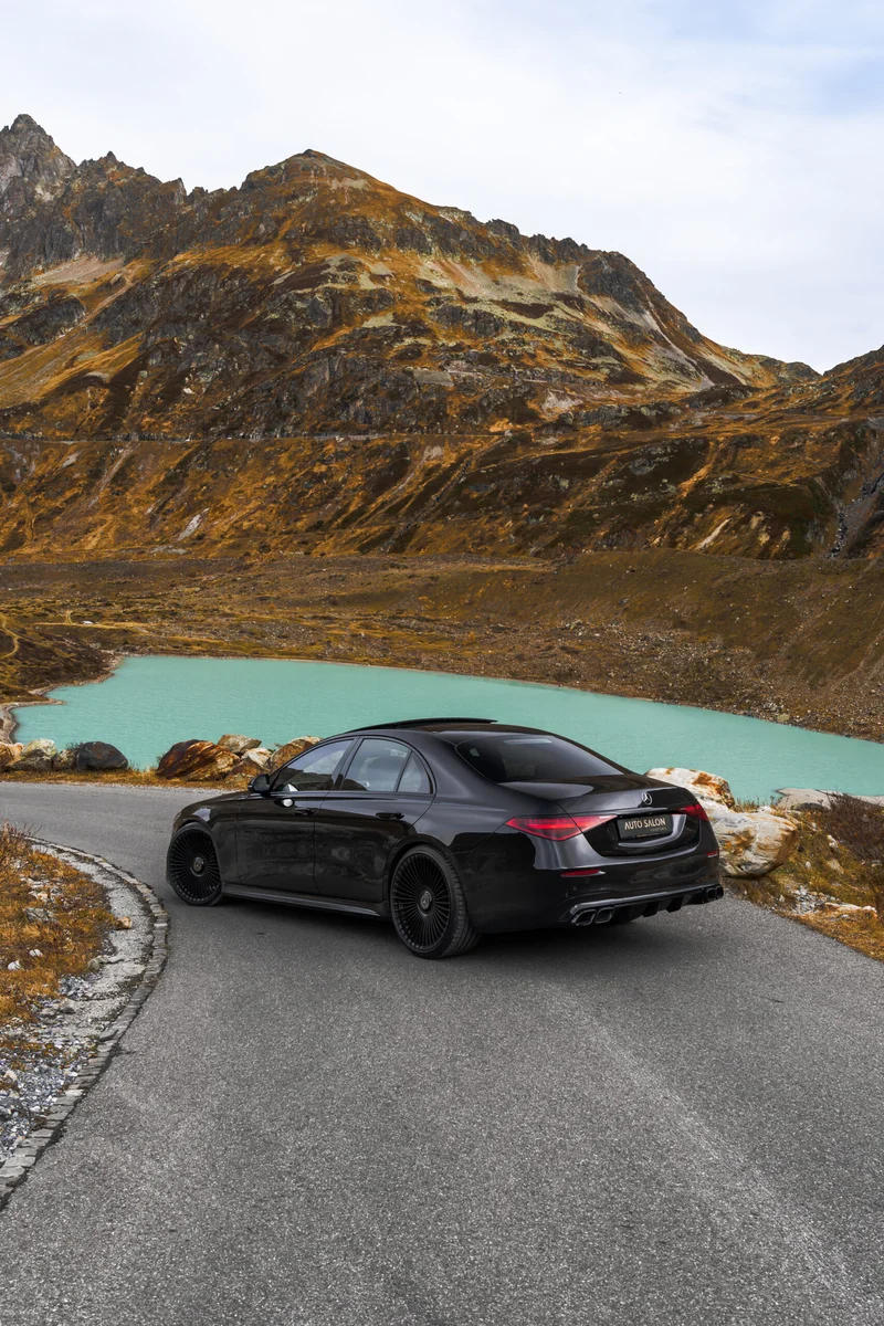Mercedes S-Klasse in den Alpen, fotografiert von Nikografie, Bild 3 von 11