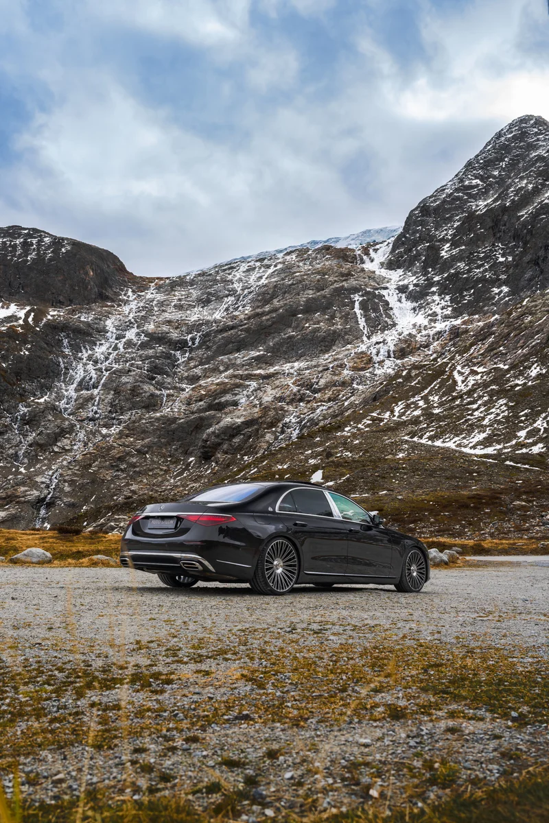 Mercedes S-Klasse in den Alpen, fotografiert von Nikografie, Bild 4 von 11