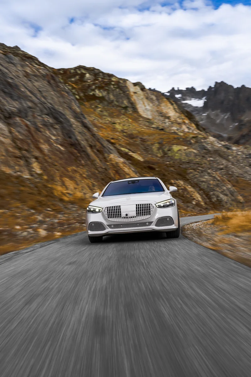 Mercedes S-Klasse in den Alpen, fotografiert von Nikografie, Bild 5 von 11