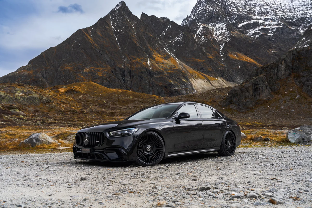 Mercedes S-Klasse in den Alpen, fotografiert von Nikografie, Bild 8 von 11