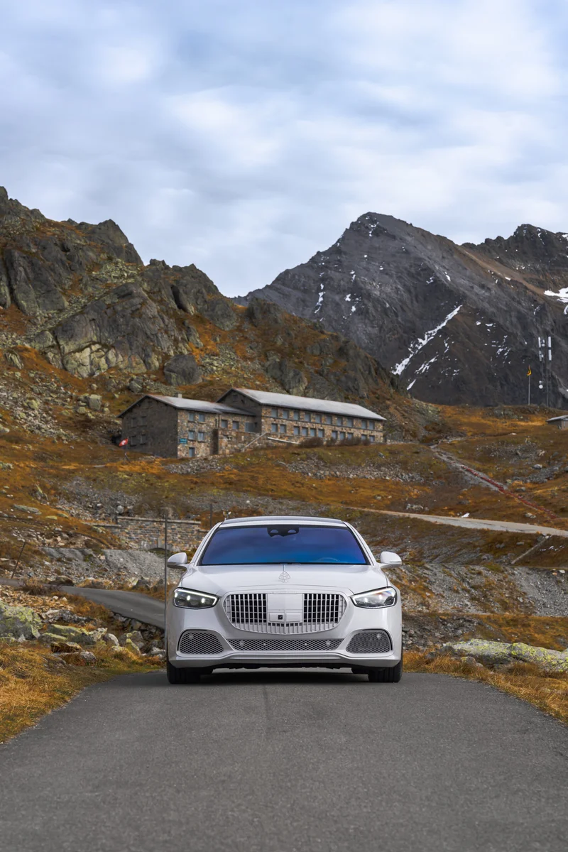 Mercedes S-Klasse in den Alpen, fotografiert von Nikografie, Bild 11 von 11